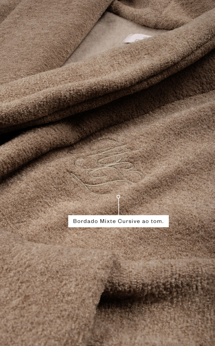 Cardigan Plush Manga Longa Olena