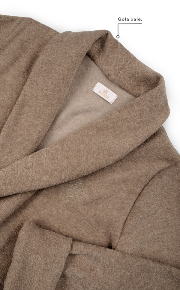 Cardigan Plush Manga Longa Olena