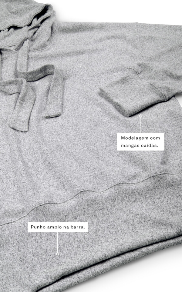 Blusa Manga Longa com Capuz e Calça Jogger Sport Zaria