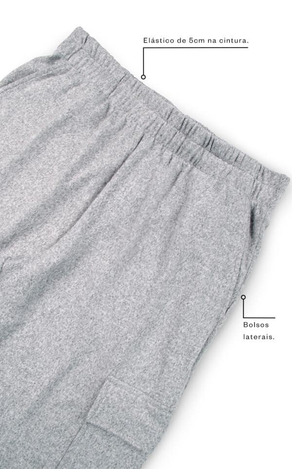 Blusa Manga Longa com Capuz e Calça Jogger Sport Zaria