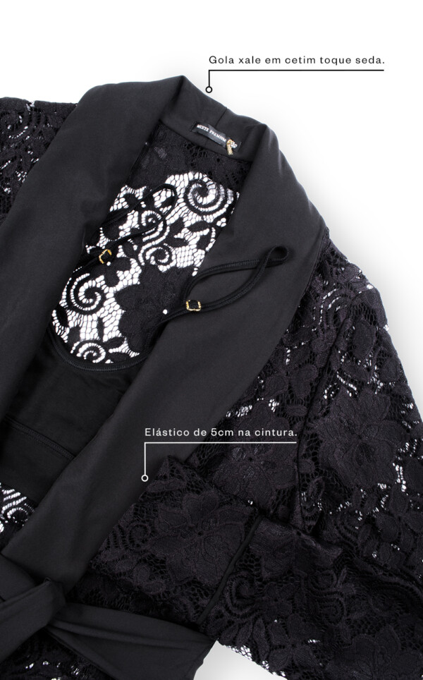 Premium – Pijama Americano Manga Longa com Top e Calça Katerina