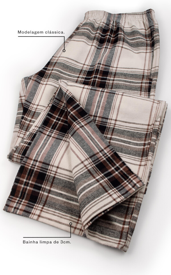 Pijama Blusa Manga Longa com Calça Dmytro