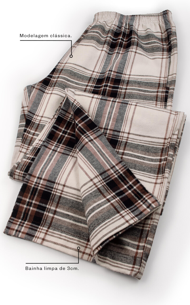 Pijama Blusa Manga Longa com Calça Dmytro