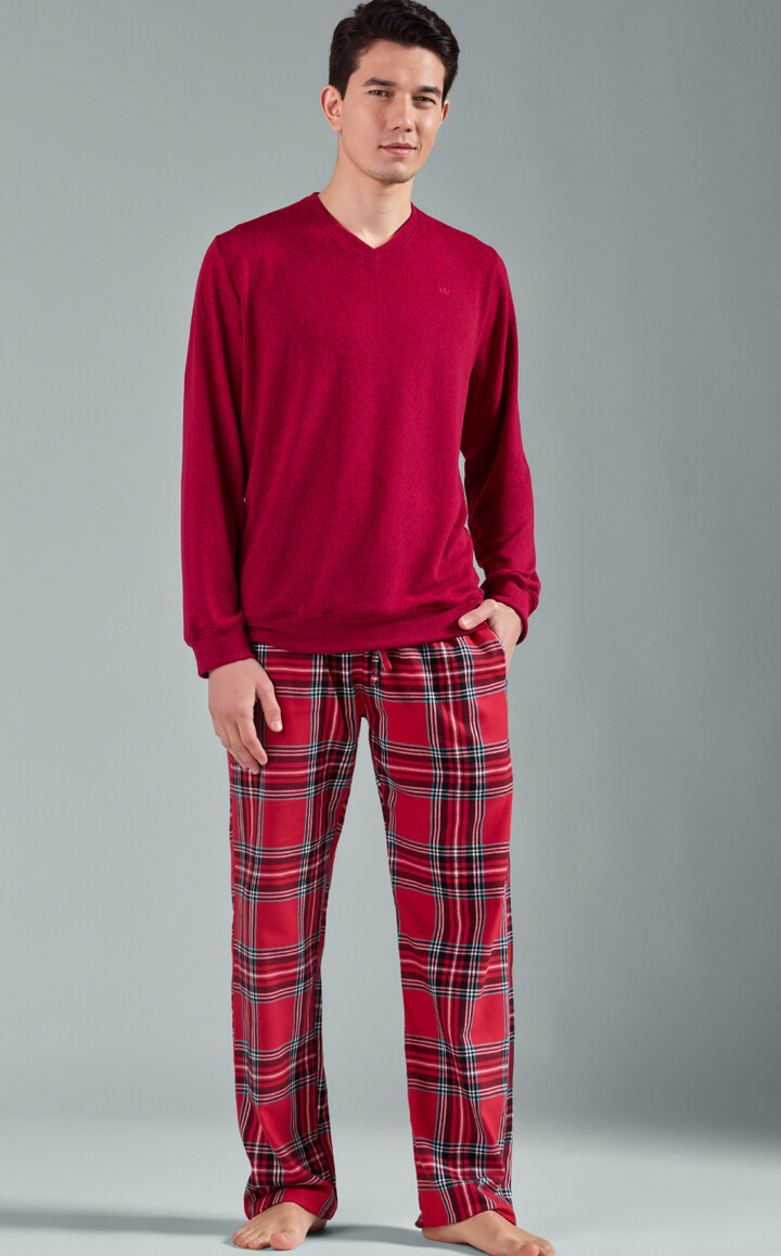 Pijama Blusa Manga Longa com Calça Yoan