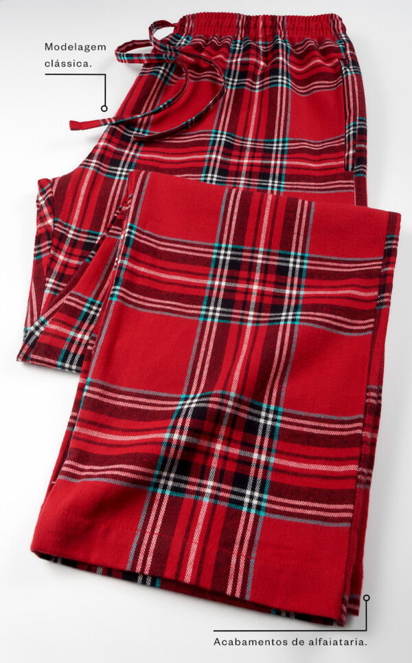 Pijama Blusa Manga Longa com Calça Yoan