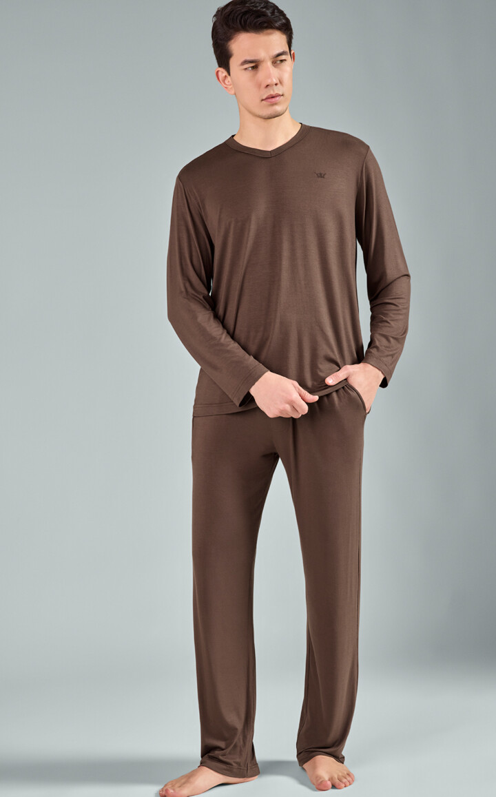 Pijama Blusa Manga Longa com Calça Georgiy