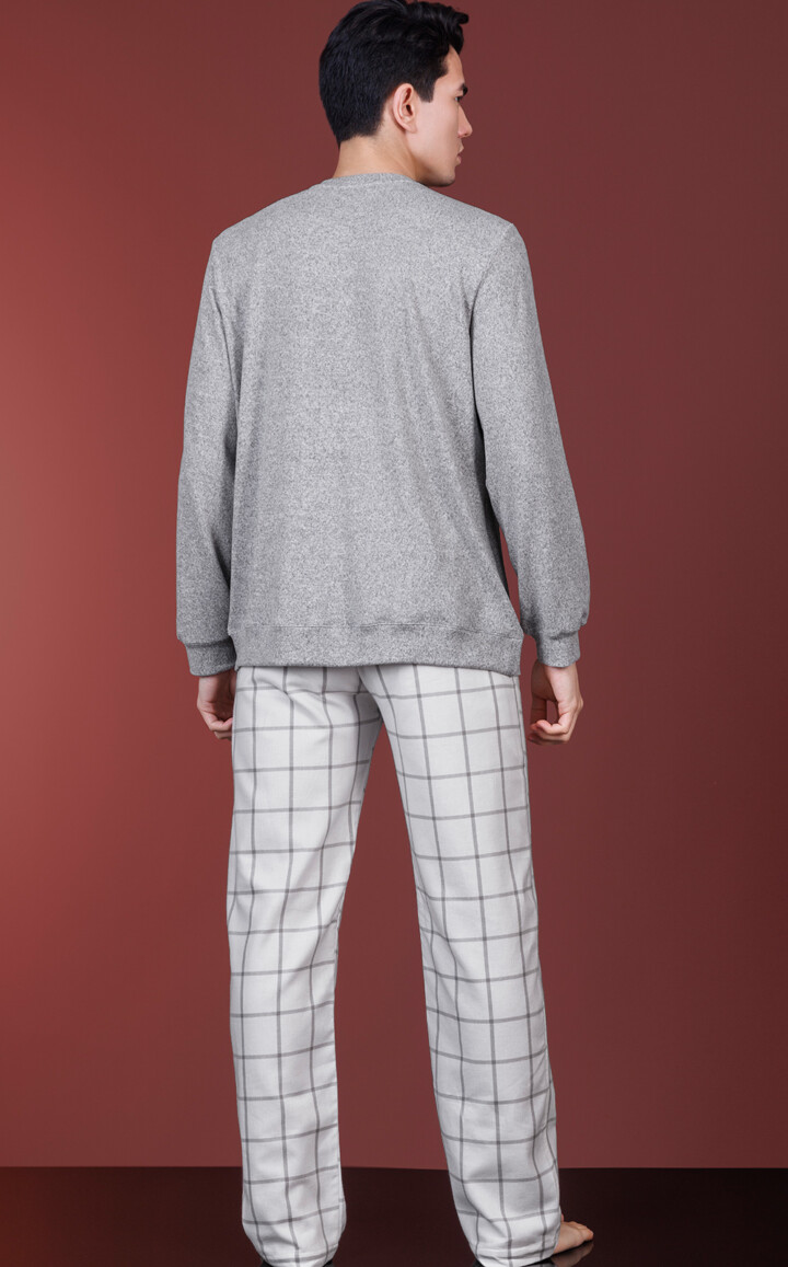 Pijama Blusa Manga Longa com Calça Demyan
