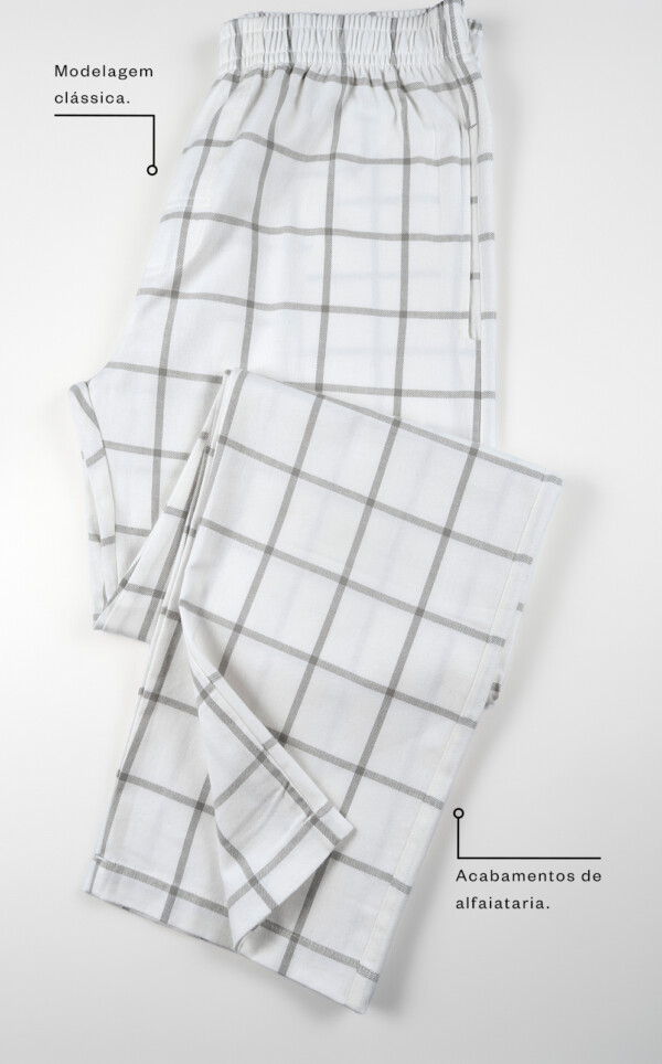 Pijama Blusa Manga Longa com Calça Demyan