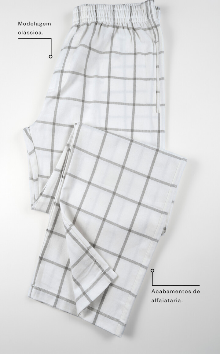 Pijama Blusa Manga Longa com Calça Demyan