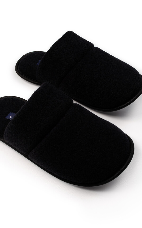 Pantufas Atoalhadas Soft Brush Black