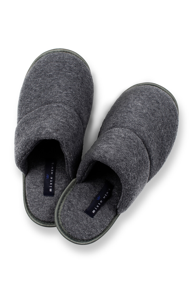 Pantufas Atoalhadas Soft Brush Chumbo