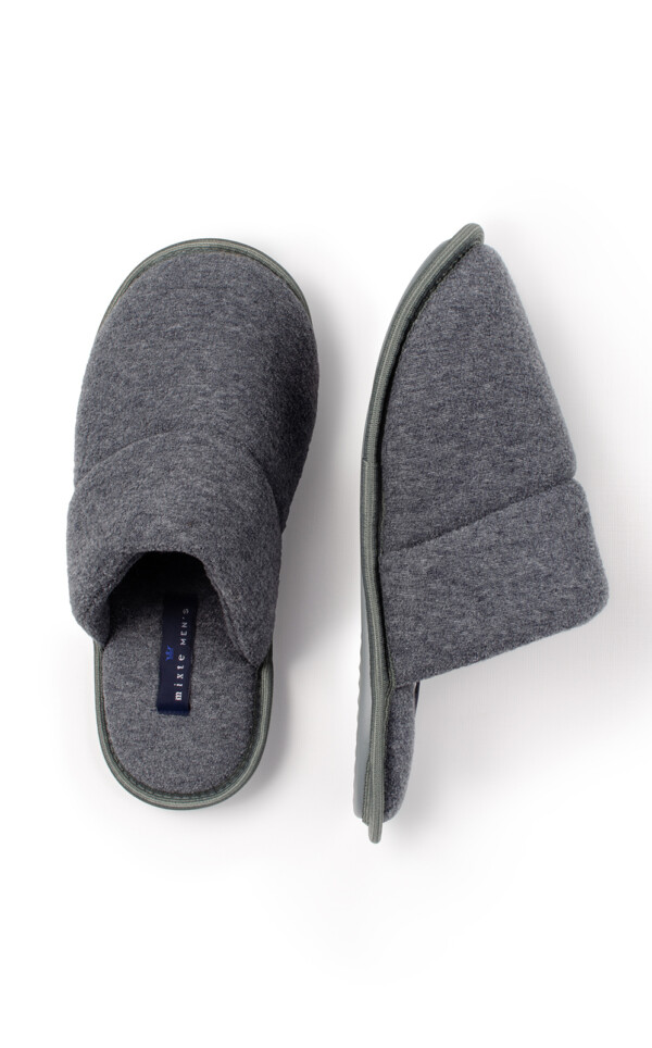 Pantufas Atoalhadas Soft Brush Chumbo