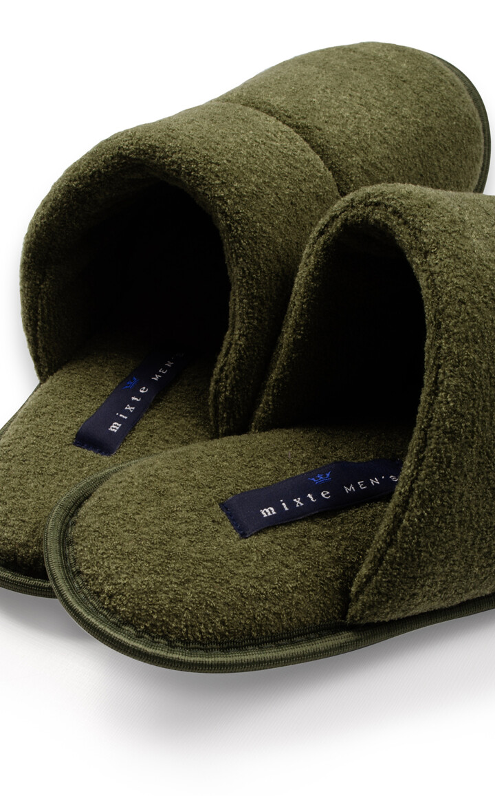 Pantufas Atoalhadas Soft Brush Verde
