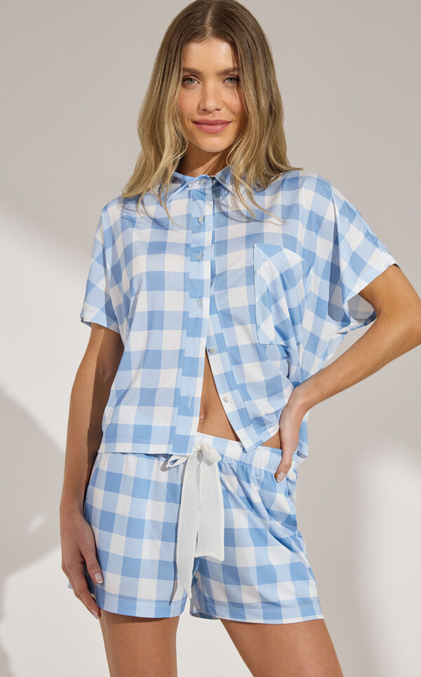 Pijama Americano Manga Curta com Shorts Darcy