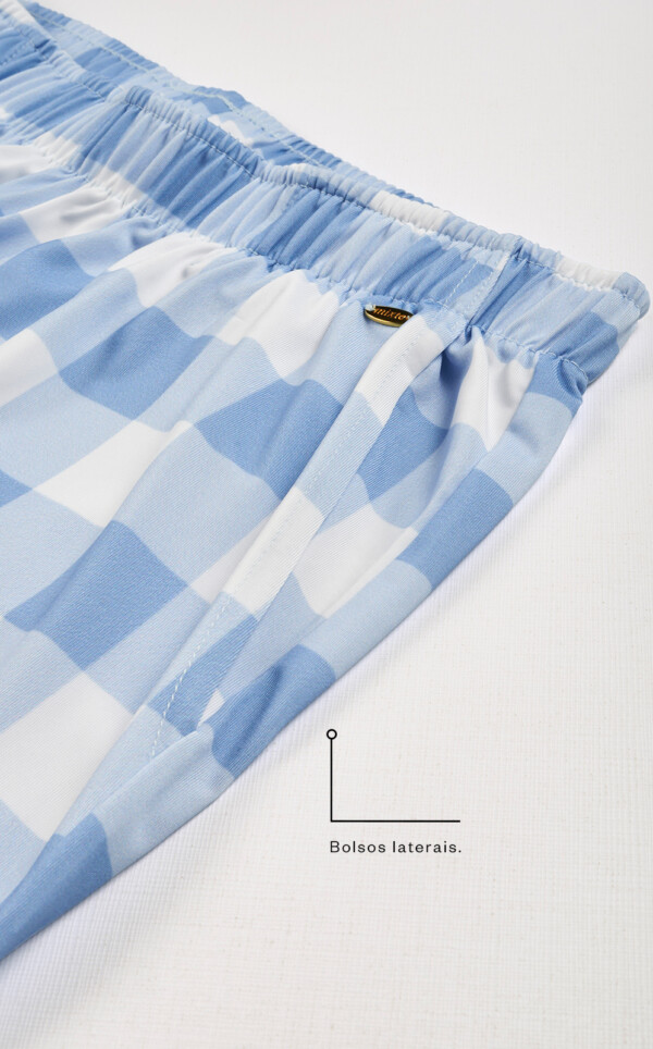 Pijama Regata com Calça Cropped Darcy