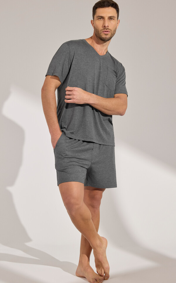 Pijama Camiseta Manga Curta com Shorts Darragh