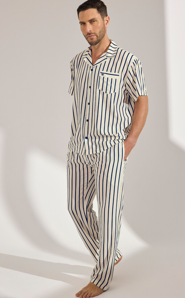 Premium – Pijama Americano Manga Curta com Calça Mason