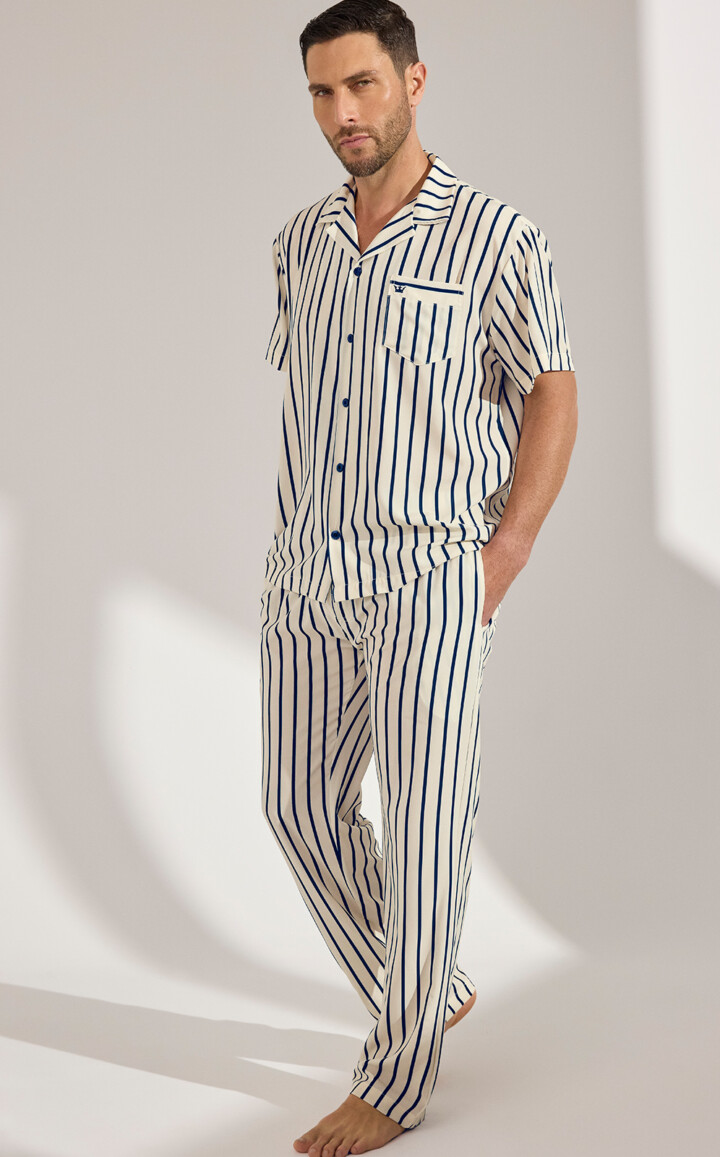 Premium – Pijama Americano Manga Curta com Calça Mason