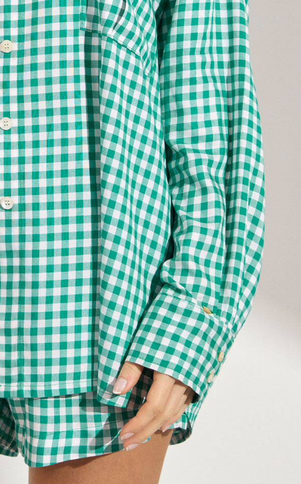 Pijama Americano Manga Longa com Shorts Sira