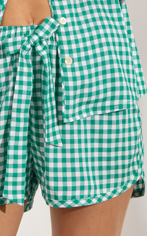 Pijama Americano Manga Curta com Shorts Sira
