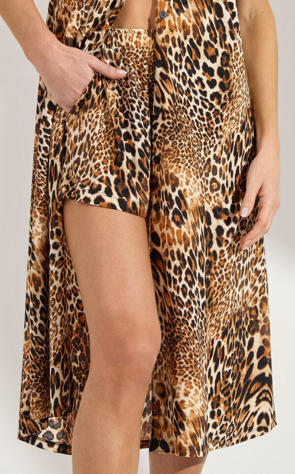 Camisola Cardigan com Shorts Eila