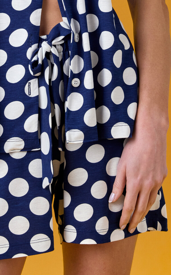 Pijama Americano Manga Curta com Shorts Bree