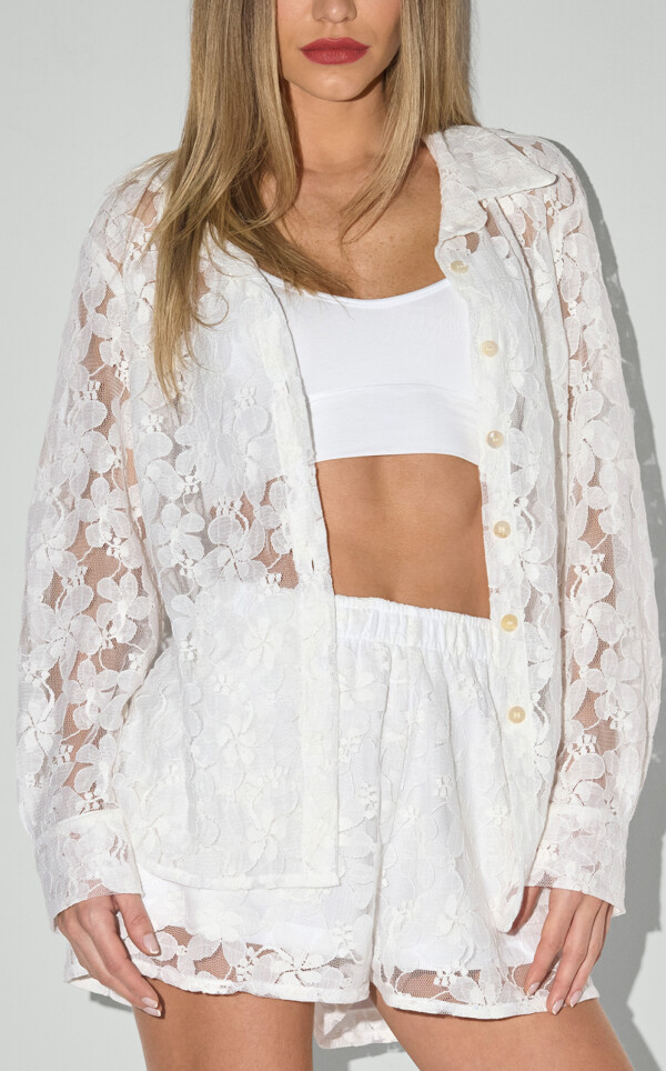 Premium – Pijama Americano Manga Longa com Shorts Morella