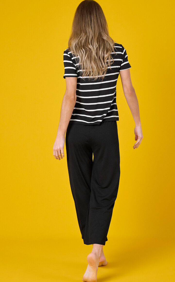Pijama Blusa Manga Curta com Calça Nelda