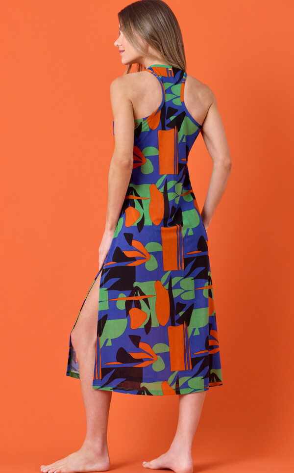 Camisola Midi com Abertura Lateral Maud