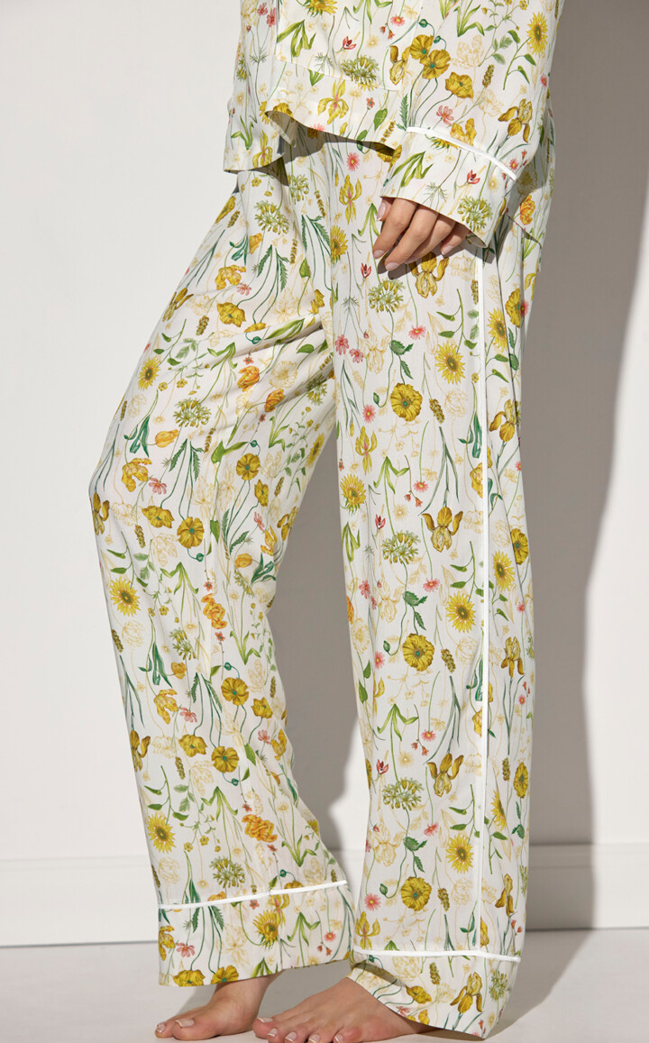 Pijama Americano Manga Longa com Calça Moira