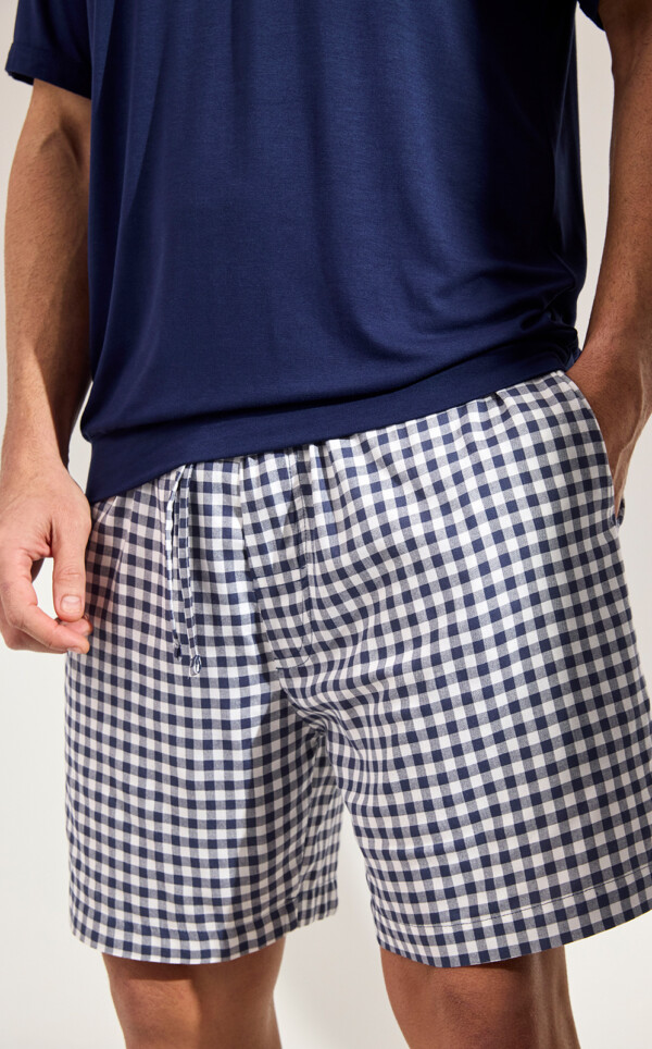 Pijama Camiseta Manga Curta com Bermuda Oliver