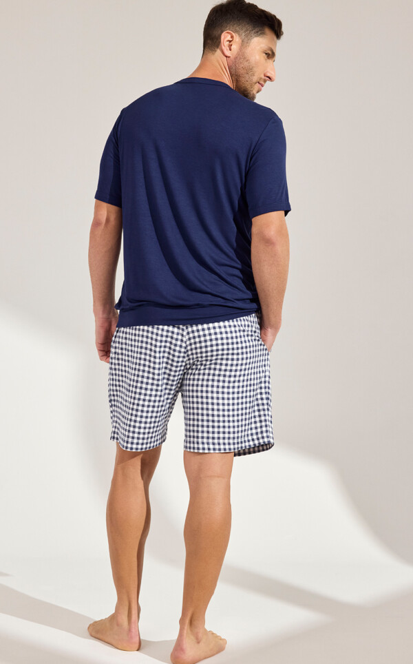 Pijama Camiseta Manga Curta com Bermuda Oliver