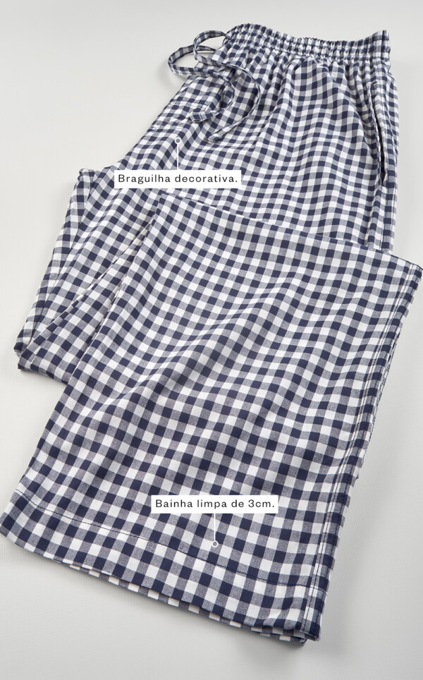 Pijama Camiseta Manga Curta com Calça Oliver