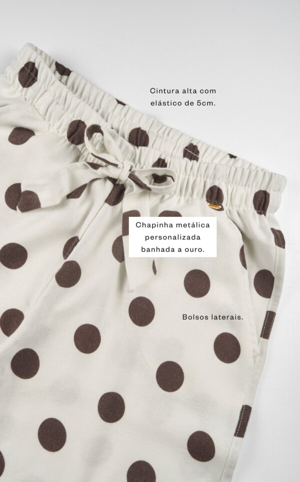 Pijama Americano Manga Longa com Calça Adiana