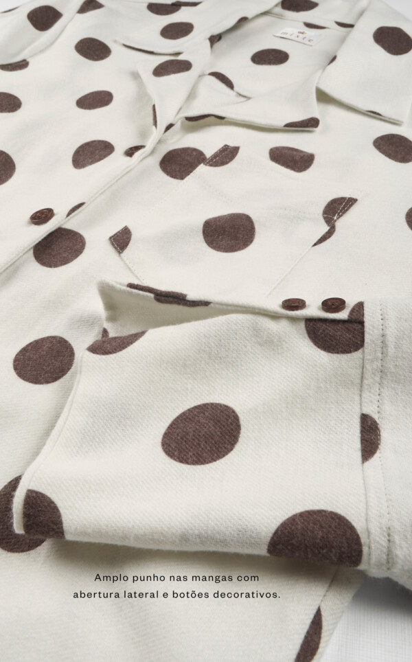 Pijama Americano Manga Longa com Calça Adiana