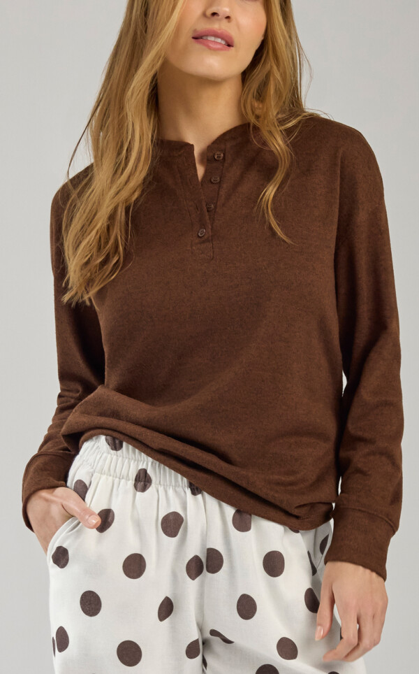 Pijama Blusa Manga Longa com Calça Jogger Adiana