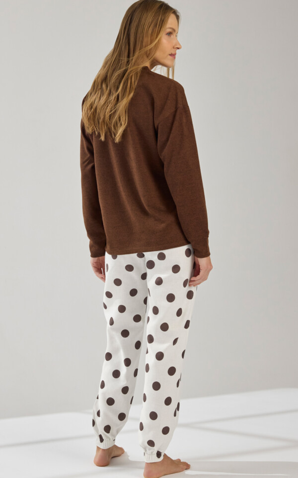 Pijama Blusa Manga Longa com Calça Jogger Adiana