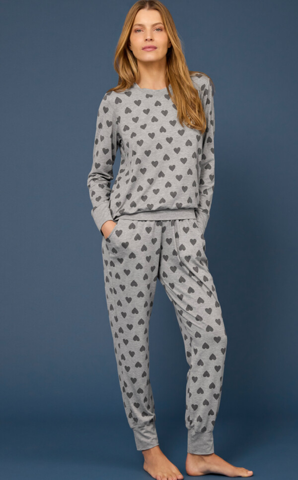 Pijama Blusa Manga Longa com Calça Jogger Guadalupe