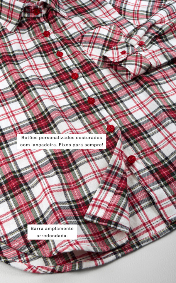 Pijama Americano Manga Longa com Calça Paloma