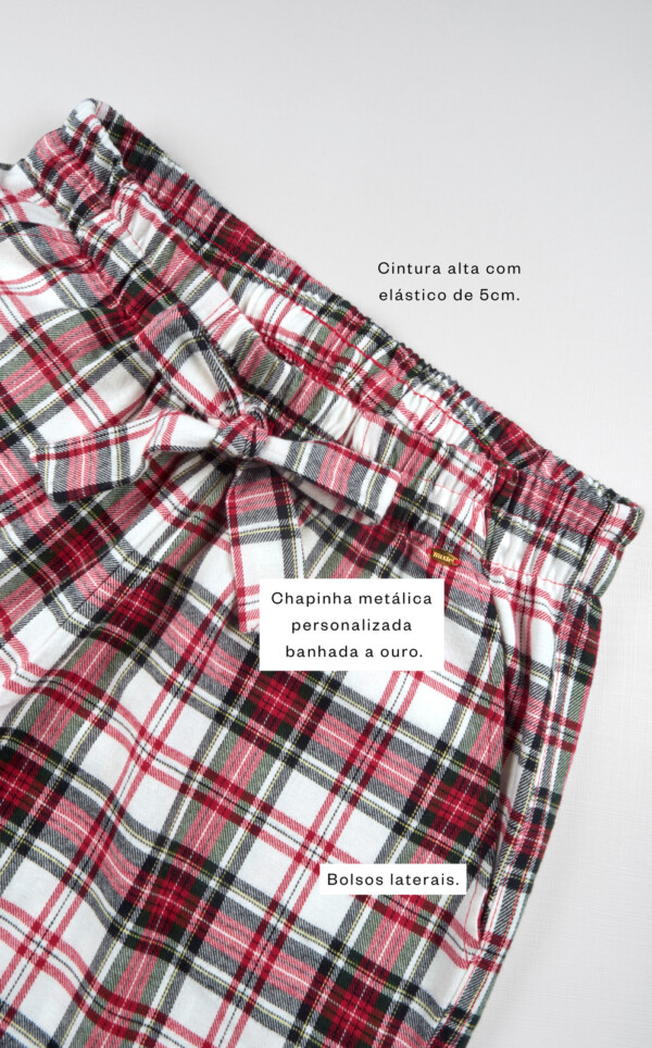 Pijama Americano Manga Longa com Calça Paloma