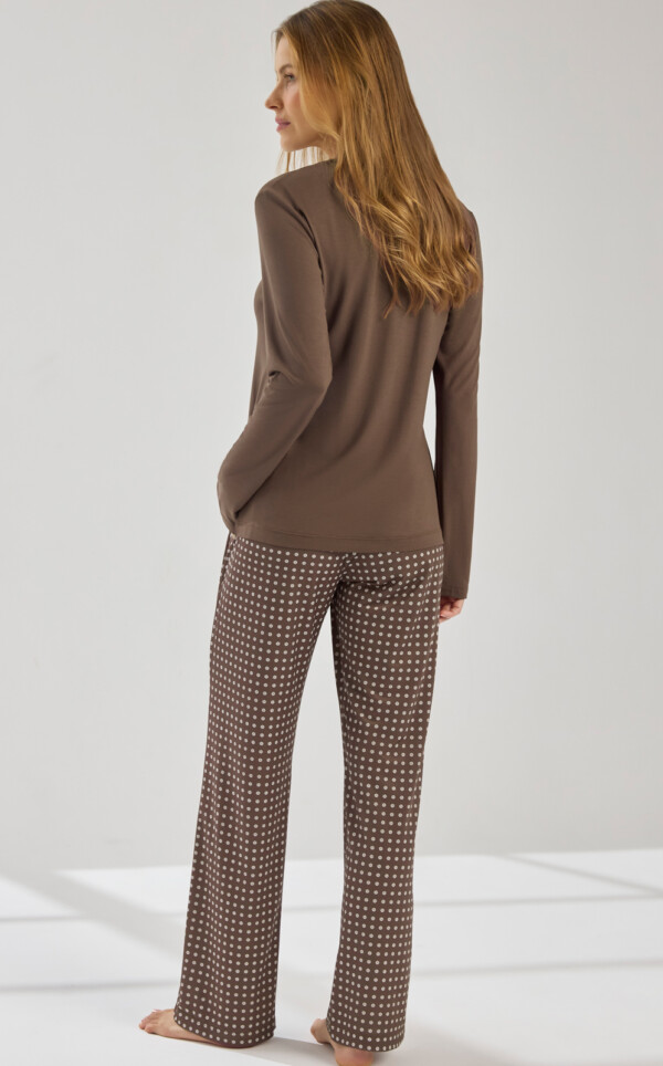 Pijama Blusa Manga Longa com Calça Susan