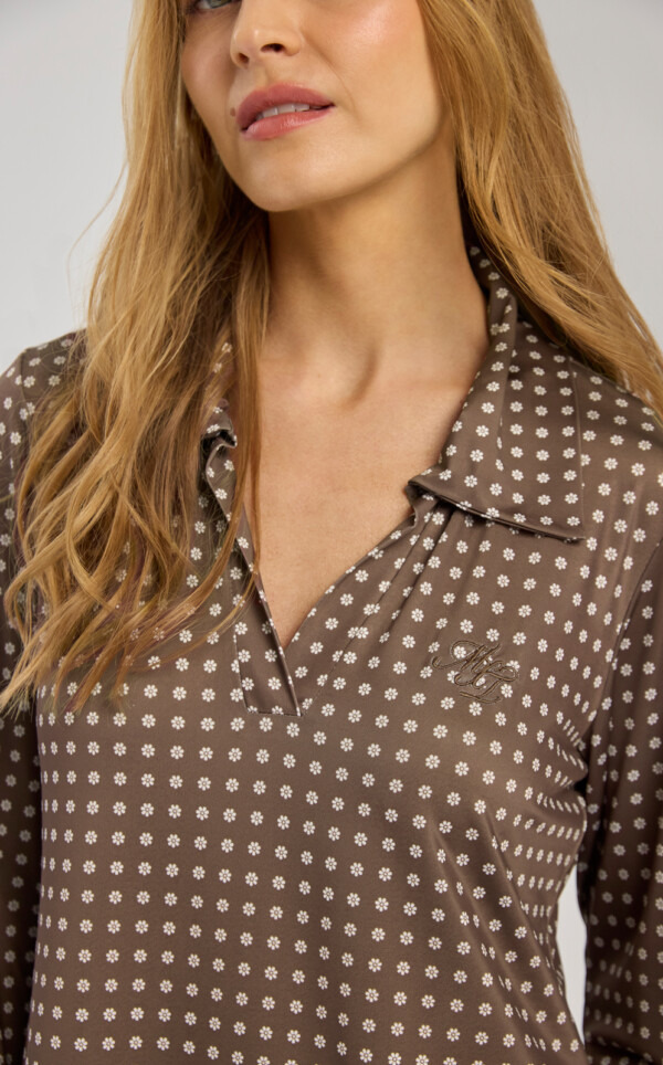 Camisola Manga Longa com Abertura Lateral Susan