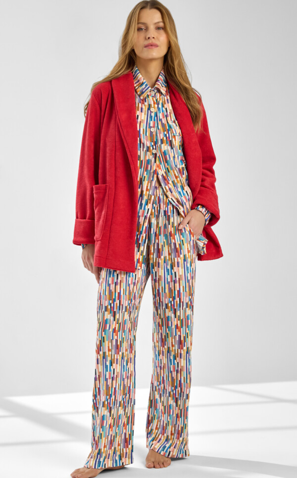 Cardigan Plush Manga Longa Elvira