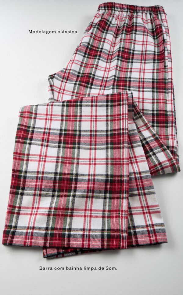 Pijama Blusa Manga Longa com Calça Rommel
