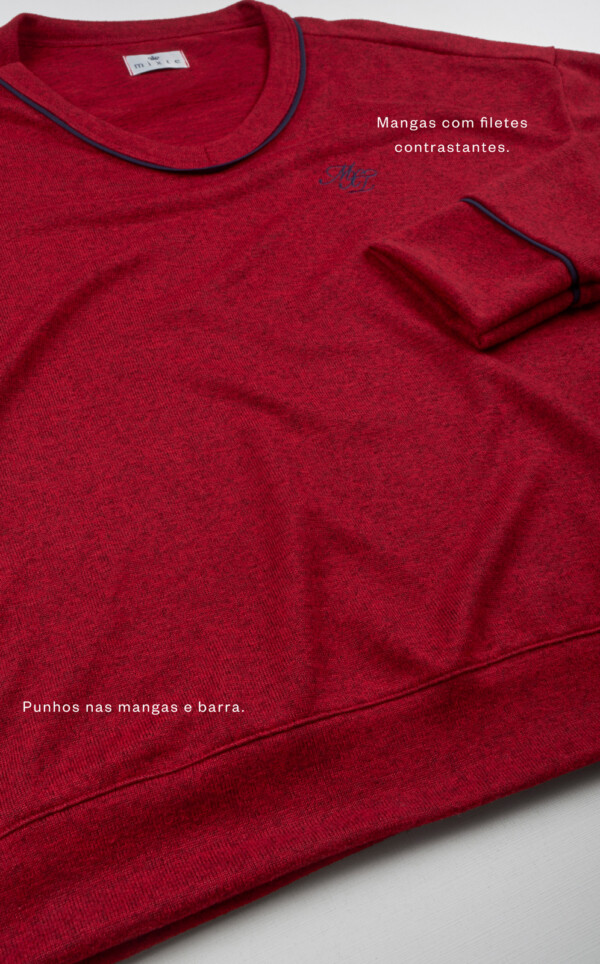 Pijama Blusa Manga Longa com Calça Clarisa