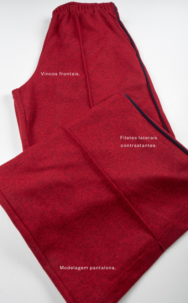 Pijama Blusa Manga Longa com Calça Clarisa
