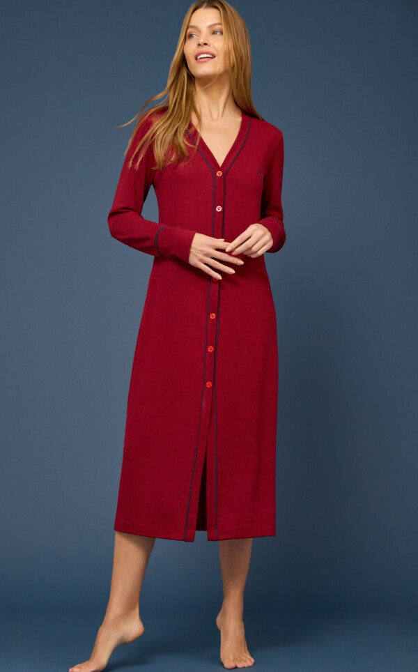 Camisola Abotoada Manga Longa Clarisa