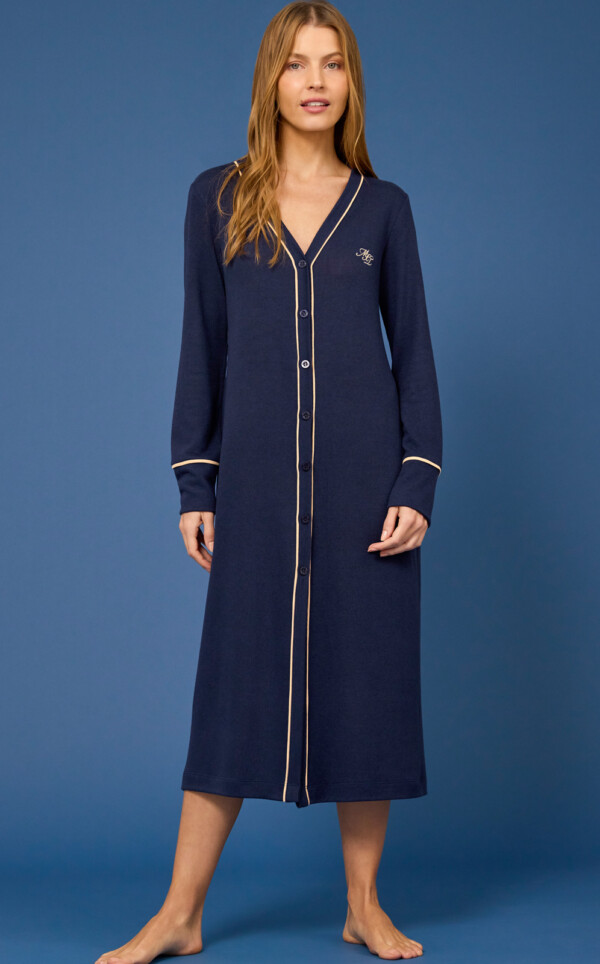 Camisola Abotoada Manga Longa Clarisa