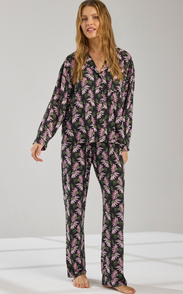 Pijama Americano Manga Longa com Calça Alaia