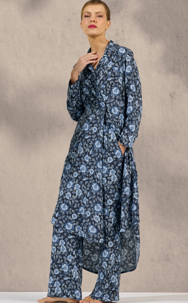 Camisola Alongada Manga Longa com Calça Edna